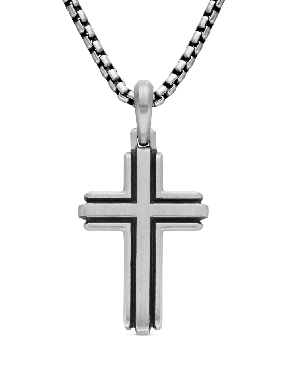 David Yurman Pendente Deco Cross in argento sterling (34mm) | argento | Image 1