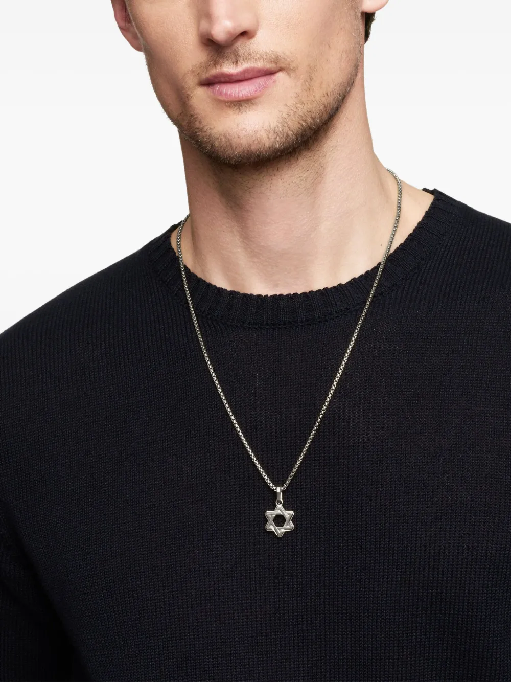 David Yurman Pendente Deco Star of David in argento sterling (24mm) | Image 2