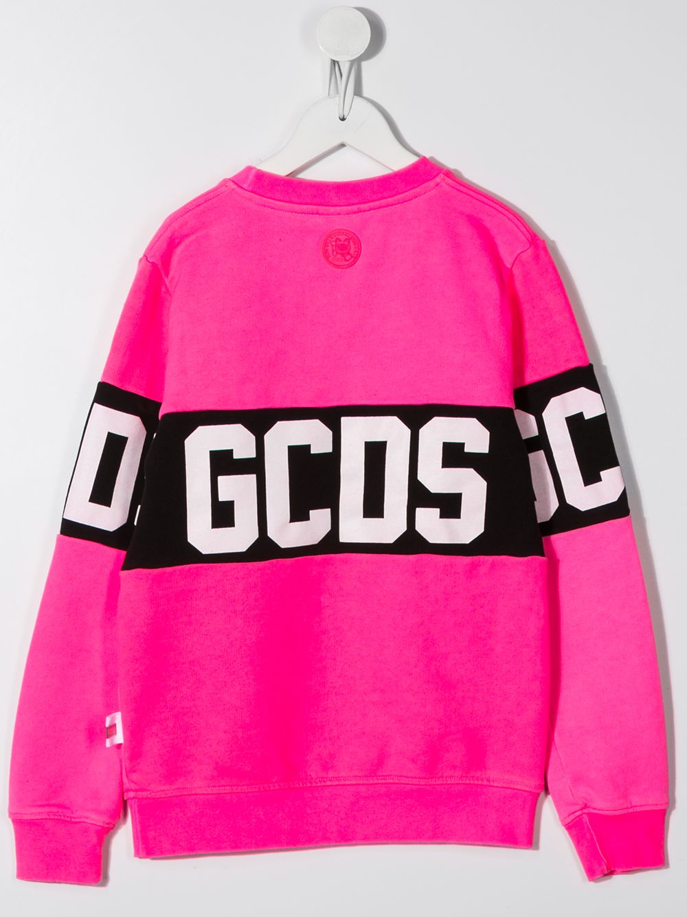 фото Gcds kids logo-print crew neck sweatshirt