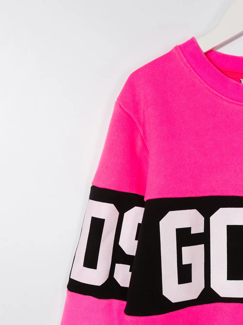 фото Gcds kids logo-print crew neck sweatshirt