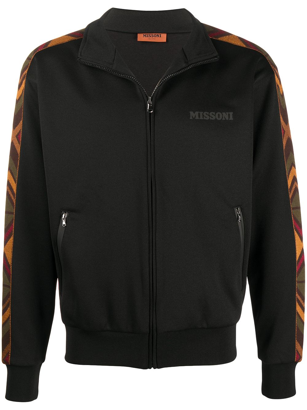 фото Missoni спортивная куртка с узором шеврон