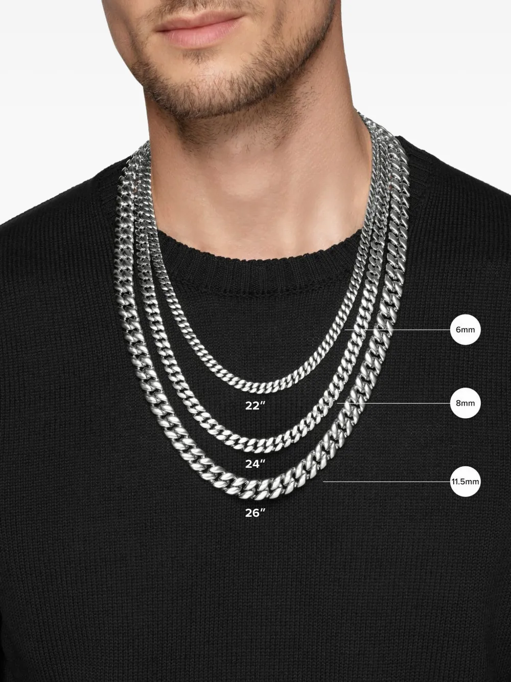 David Yurman collar Curb Chain en plata de ley | Image 2