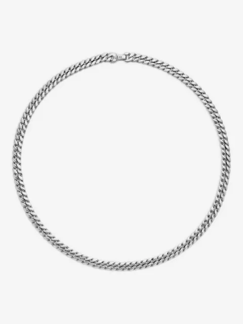 David Yurman sterling silver curb chain necklace