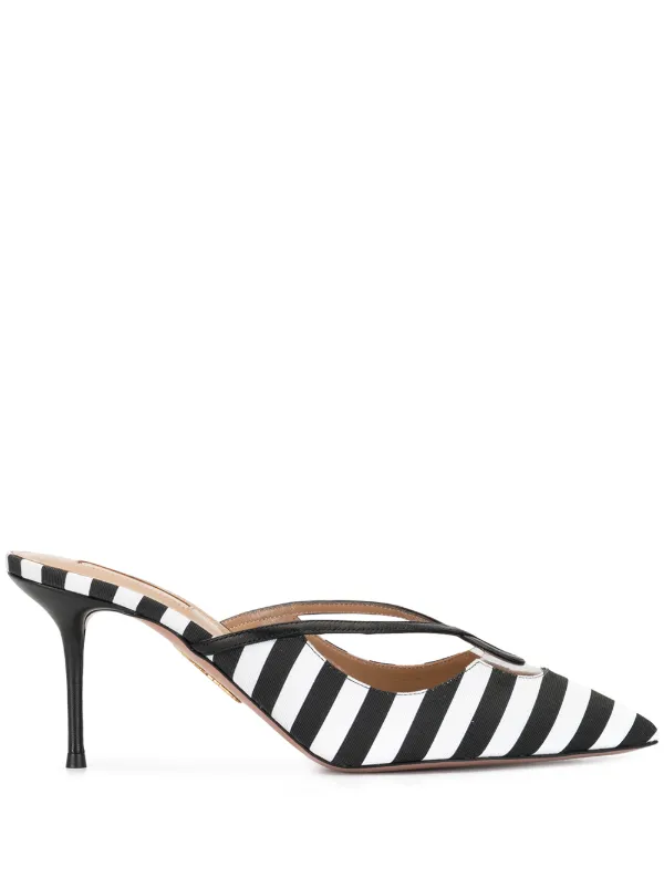 striped mules