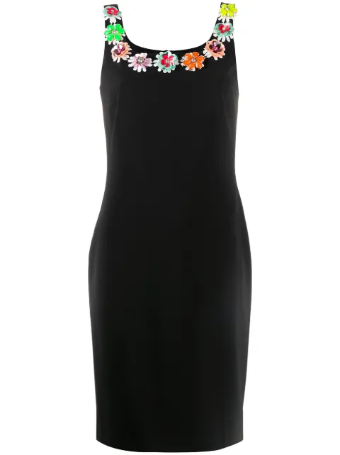Boutique Moschino embroidered floral dress