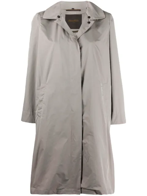 Moorer long-sleeved trench coat