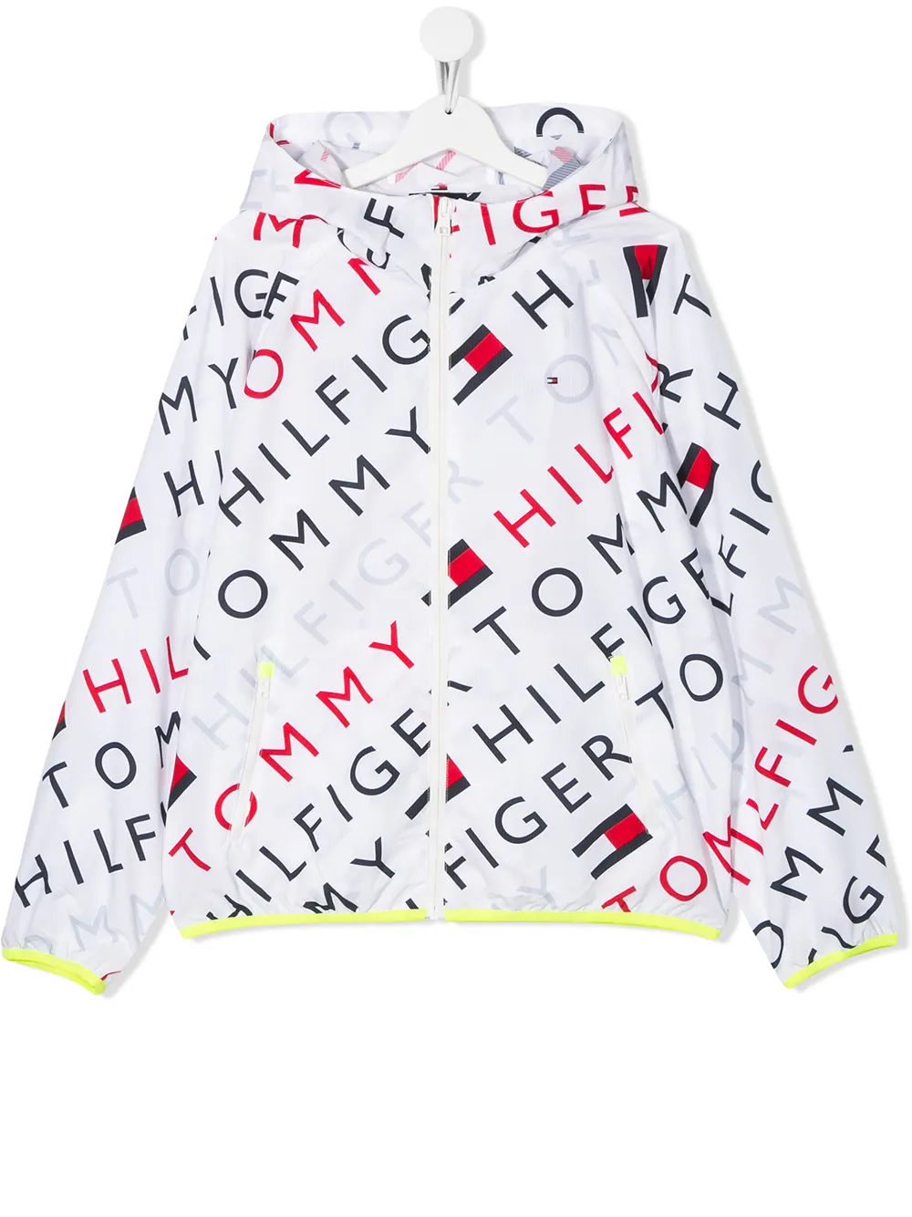 фото Tommy hilfiger junior ветровка с логотипом