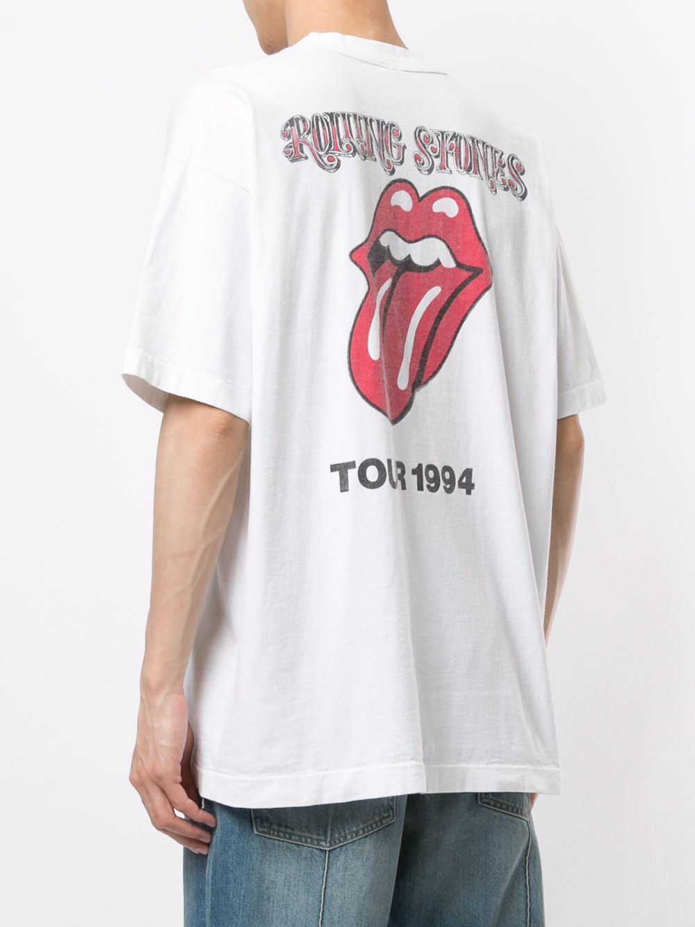 фото Fake alpha vintage rolling stones print t-shirt