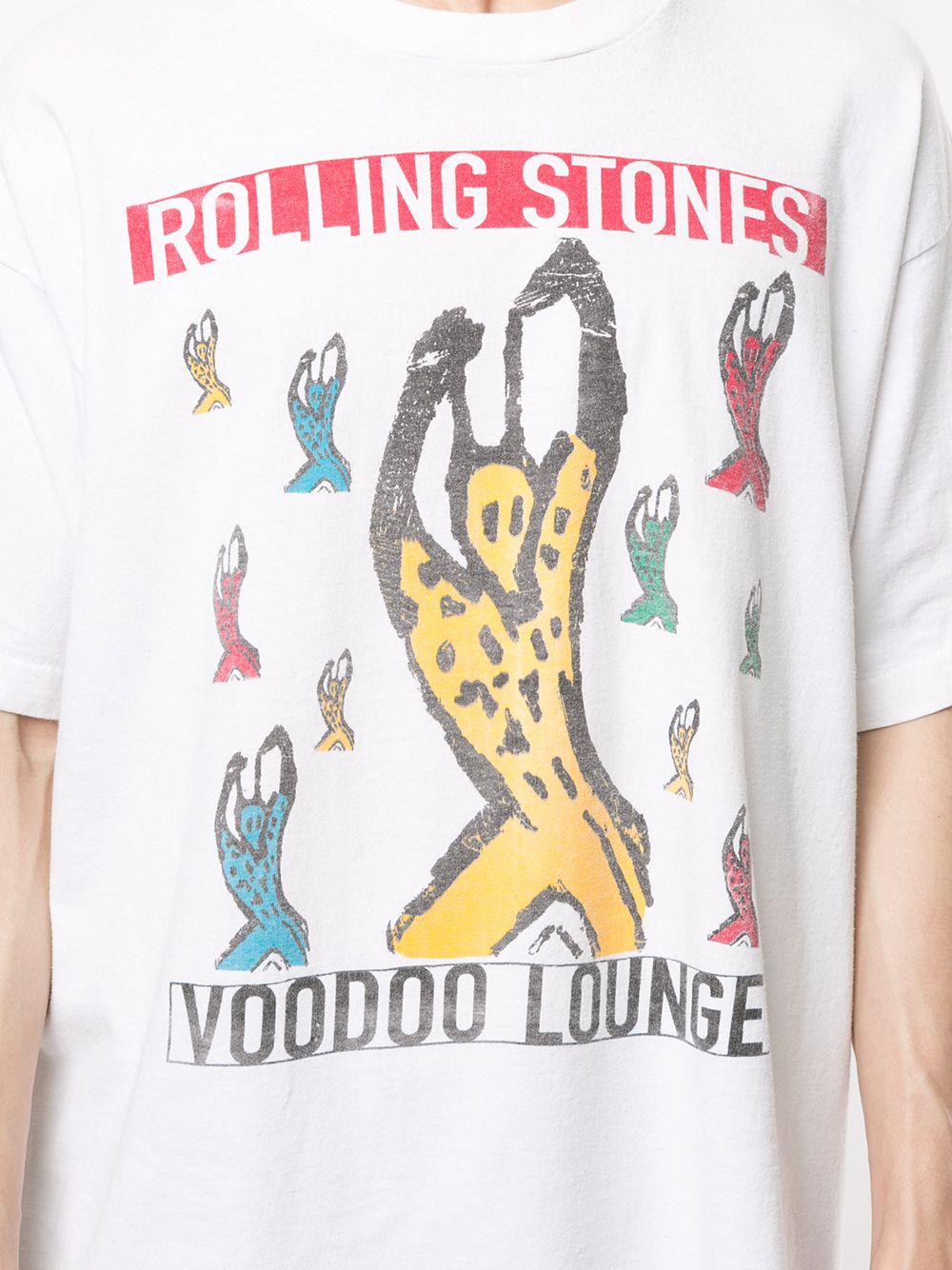 фото Fake alpha vintage rolling stones print t-shirt