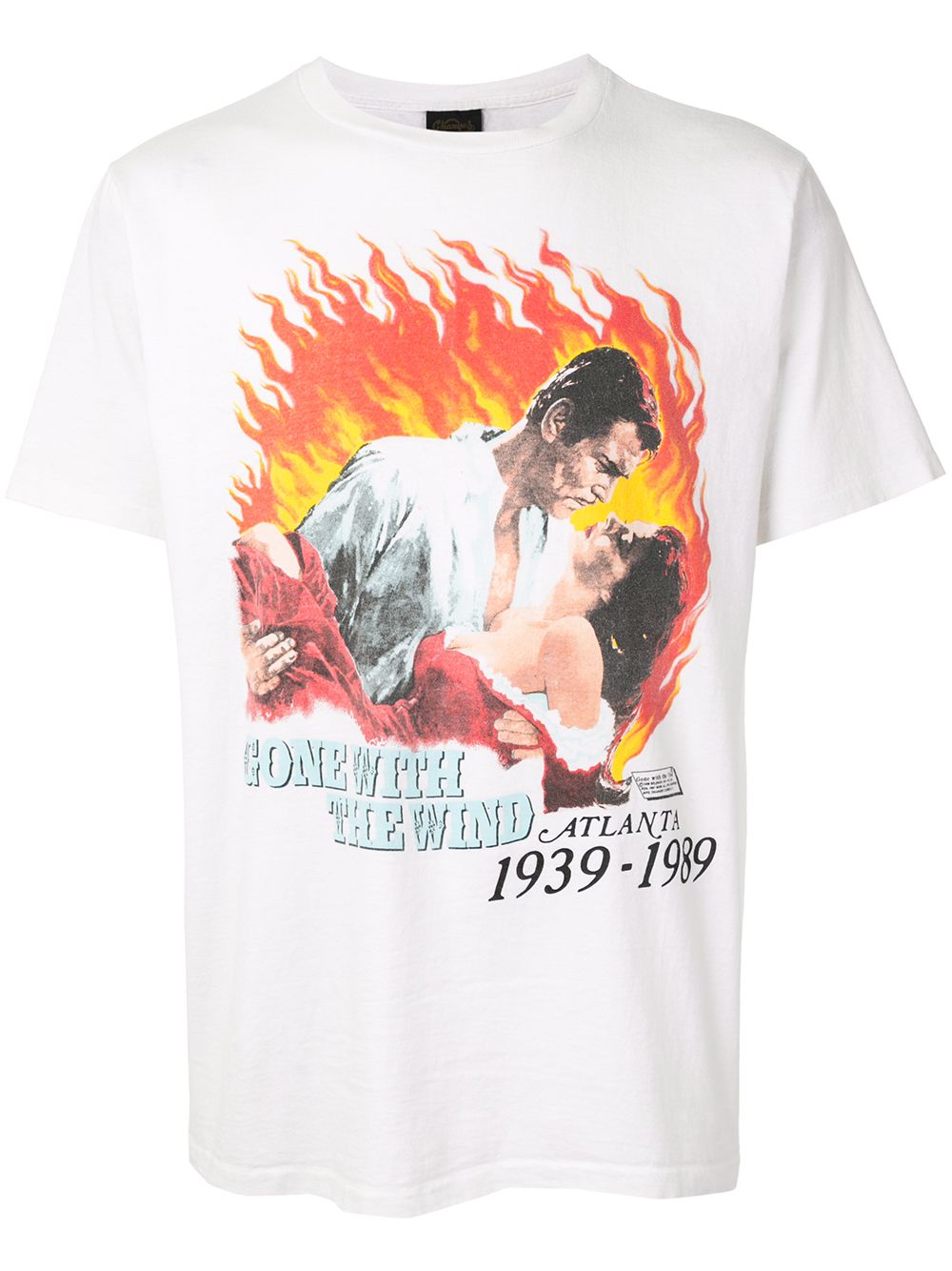 фото Fake alpha vintage gone with the wind print t-shirt