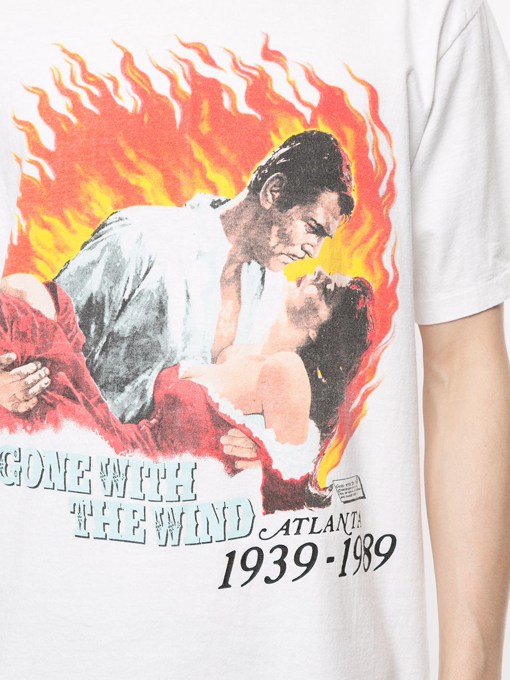 фото Fake alpha vintage gone with the wind print t-shirt