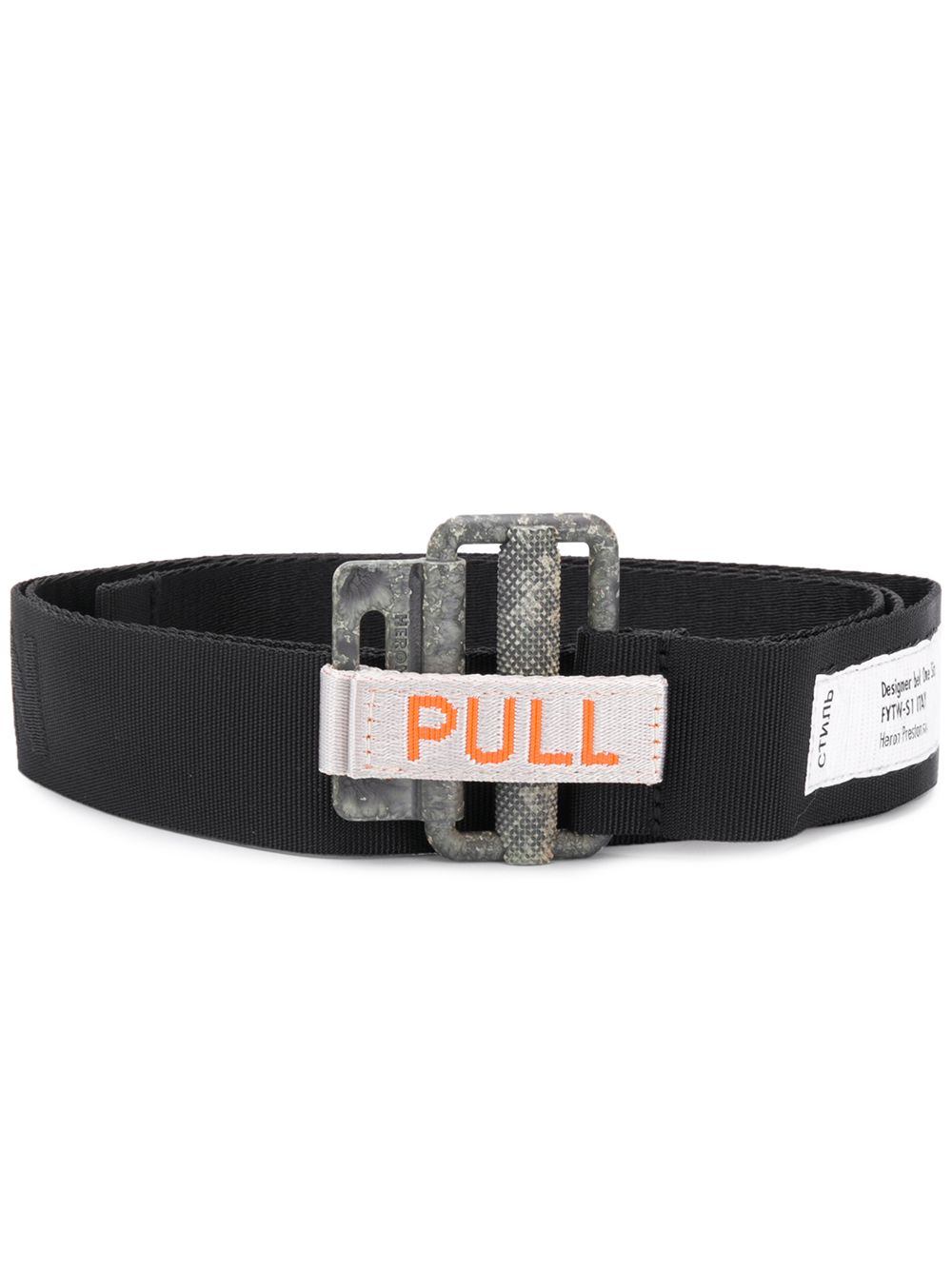 фото Heron preston tape belt