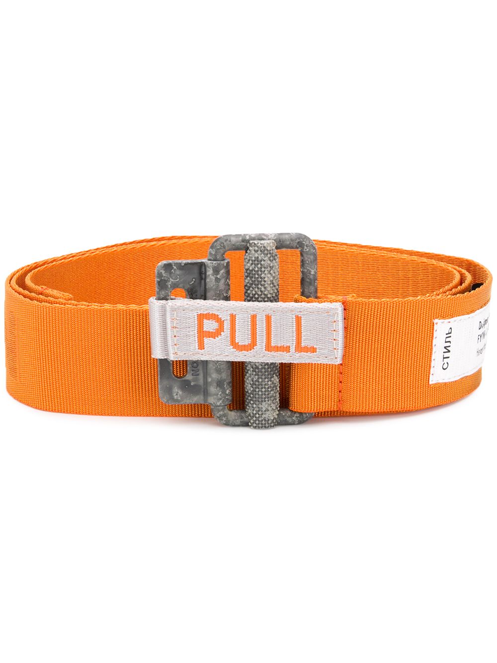 фото Heron preston tape belt