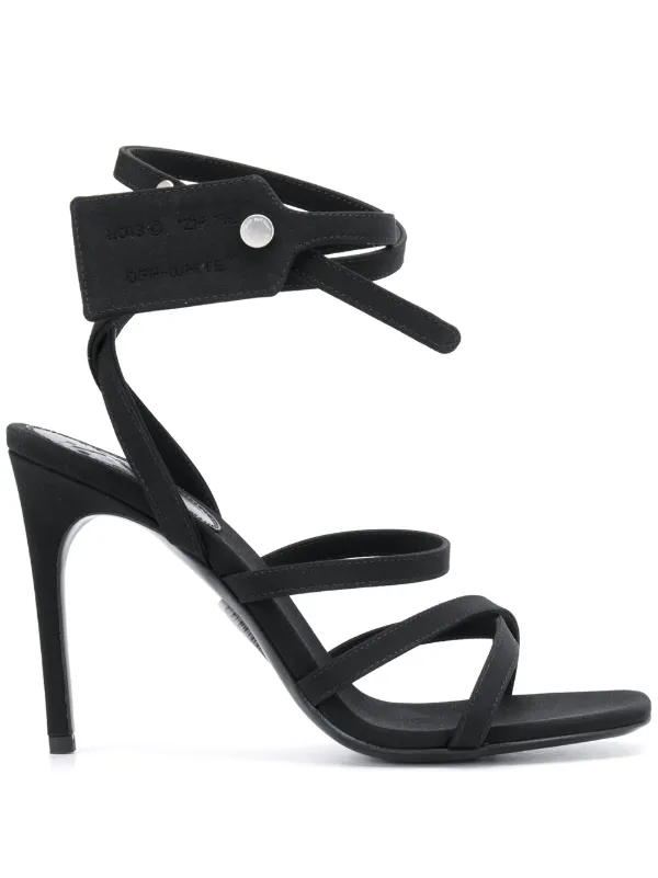 off white strappy sandals