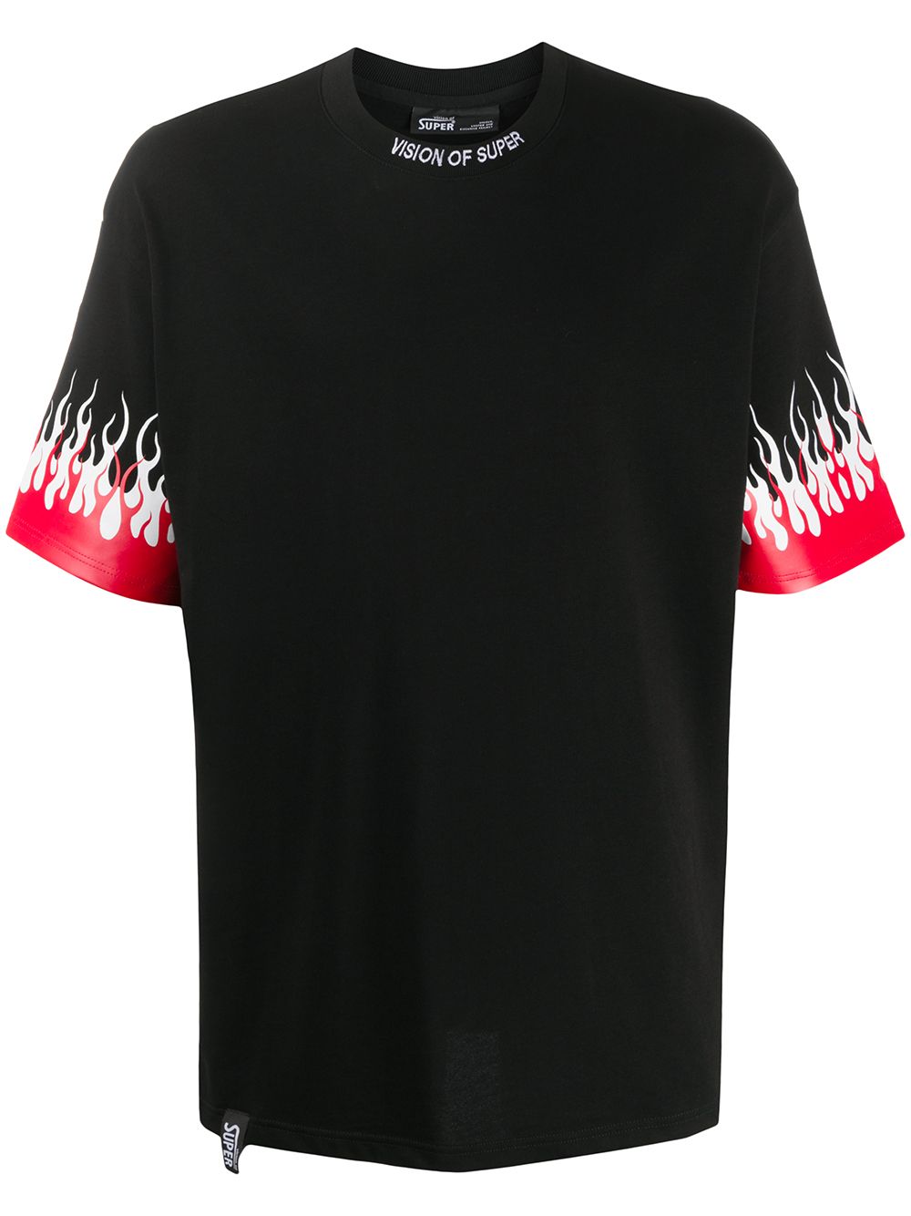 фото Vision of super flame-print cotton t-shirt