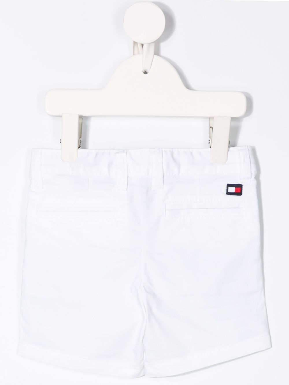 фото Tommy hilfiger junior logo-tape chino shorts