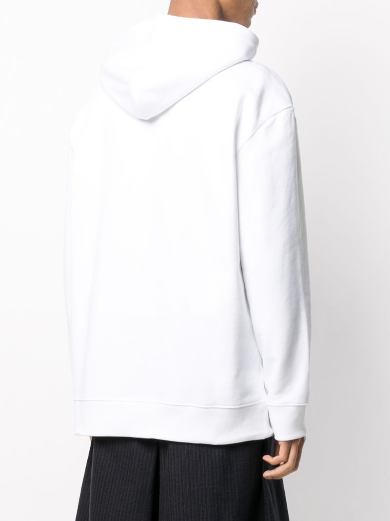 Shop Fred Perry Photographic Print Hoodie In White