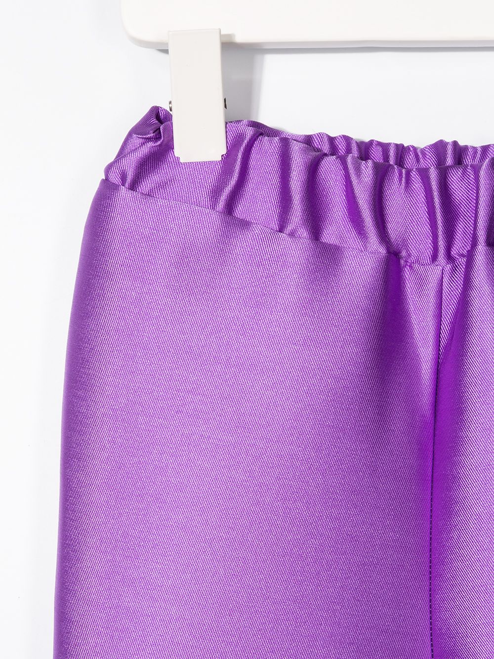 Shop Boysmans Straight-leg Satin Trousers In Purple