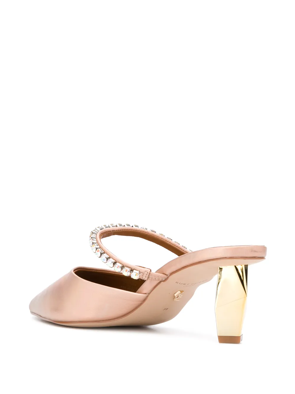 Kurt Geiger London Dania muiltjes met studs Beige