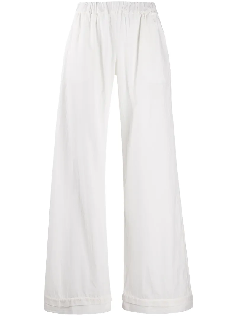 P.a.r.o.s.h Straight Leg Trousers In White