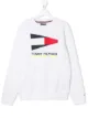 الصورة 1 من Tommy Hilfiger Junior سويت شيرت بتطريز شعار الماركة