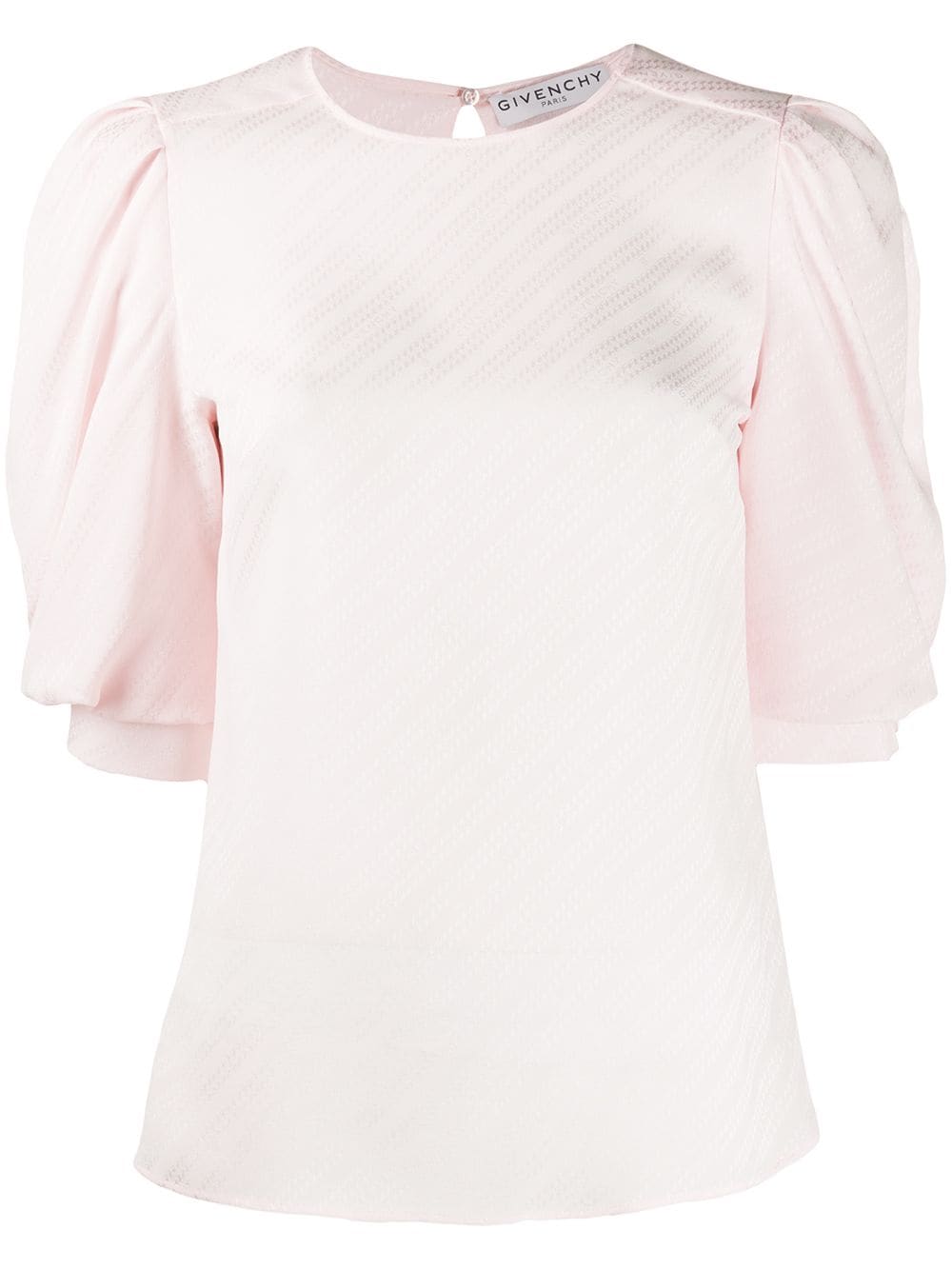 фото Givenchy жаккардовая блузка с пышными рукавами