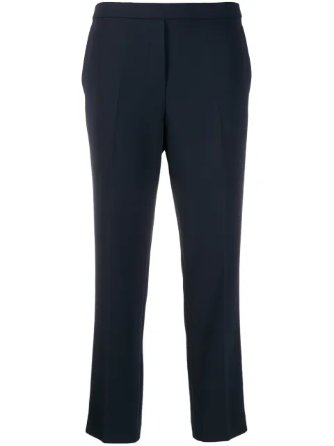 Theory cropped tapered trousers