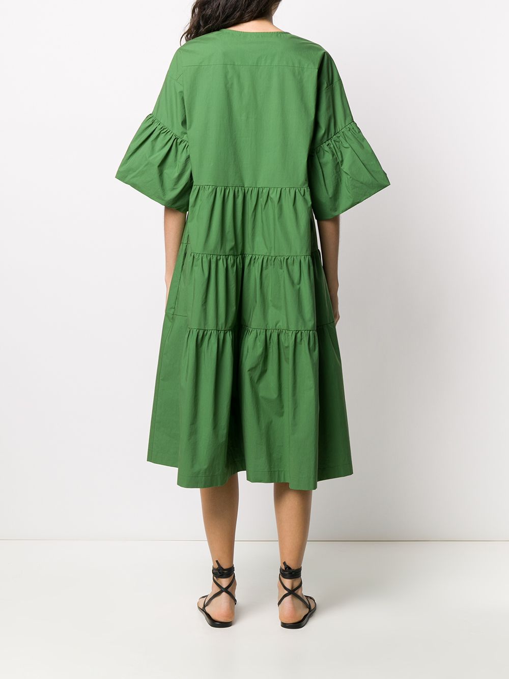 фото Odeeh ruffled midi dress