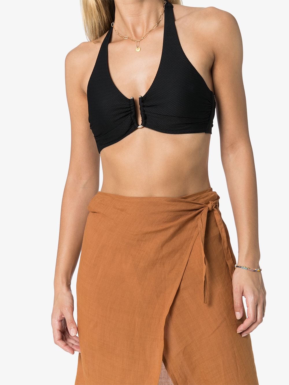 Image 2 of Heidi Klein Core halterneck bikini top