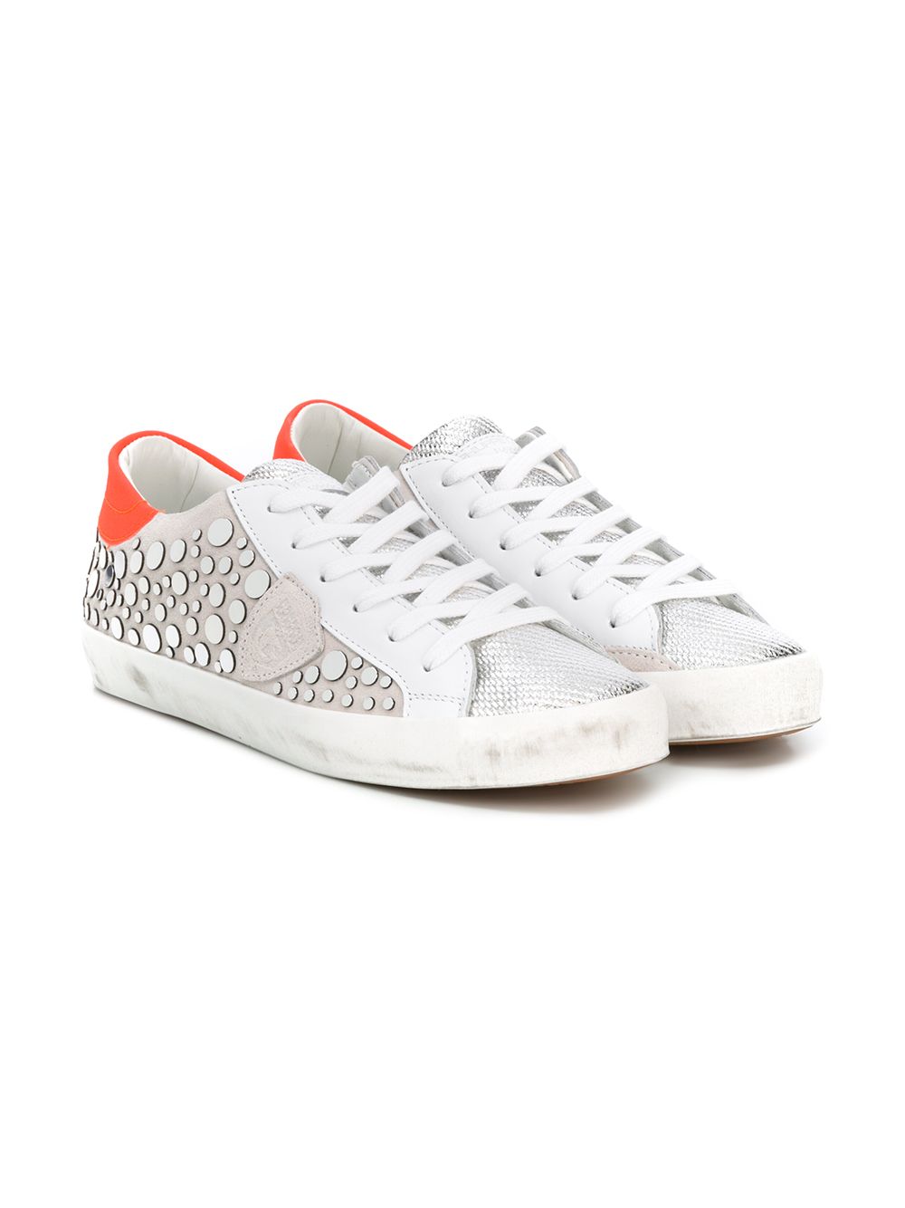 фото Philippe model kids mirror stud sneakers