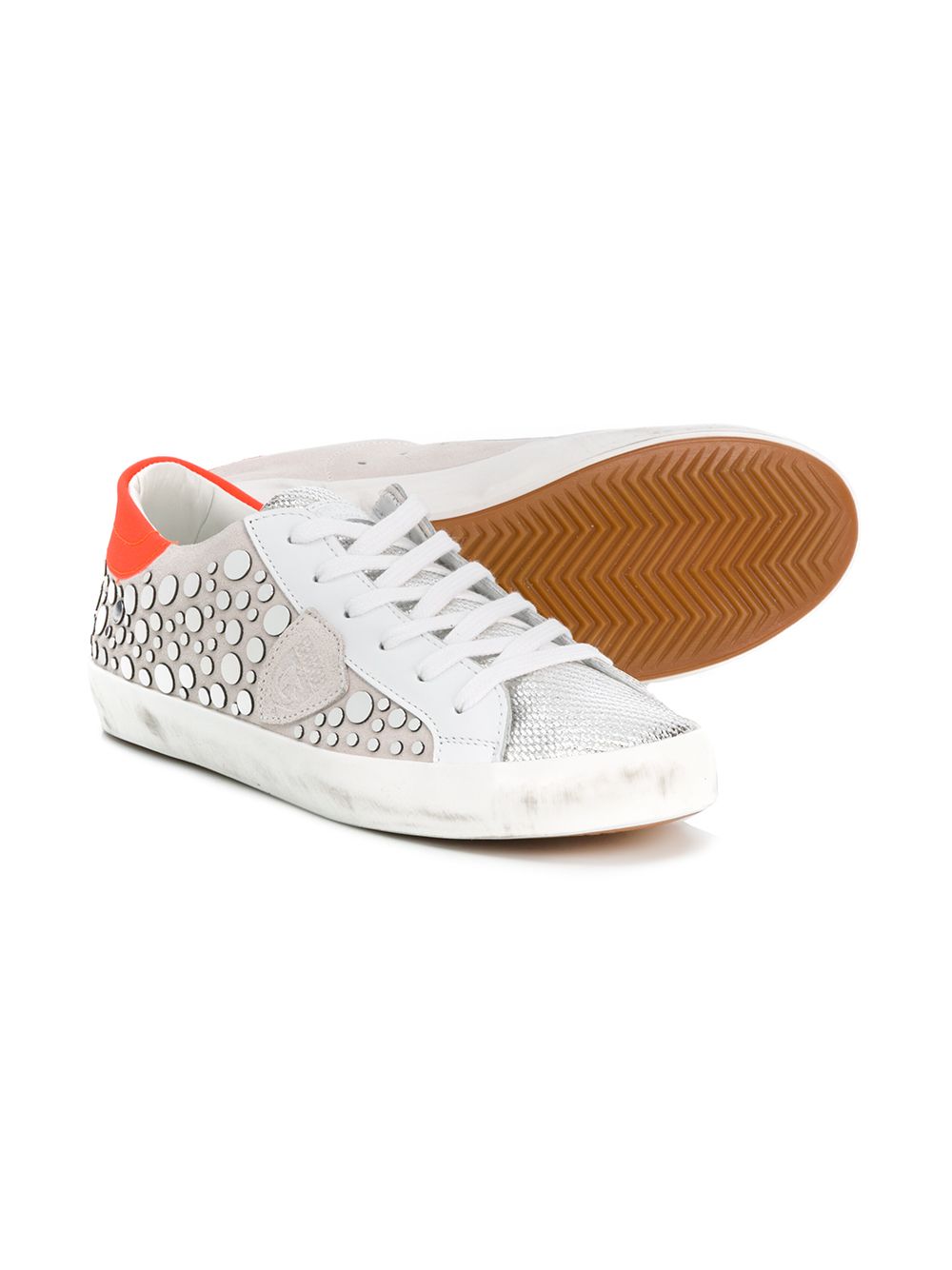 фото Philippe model kids mirror stud sneakers