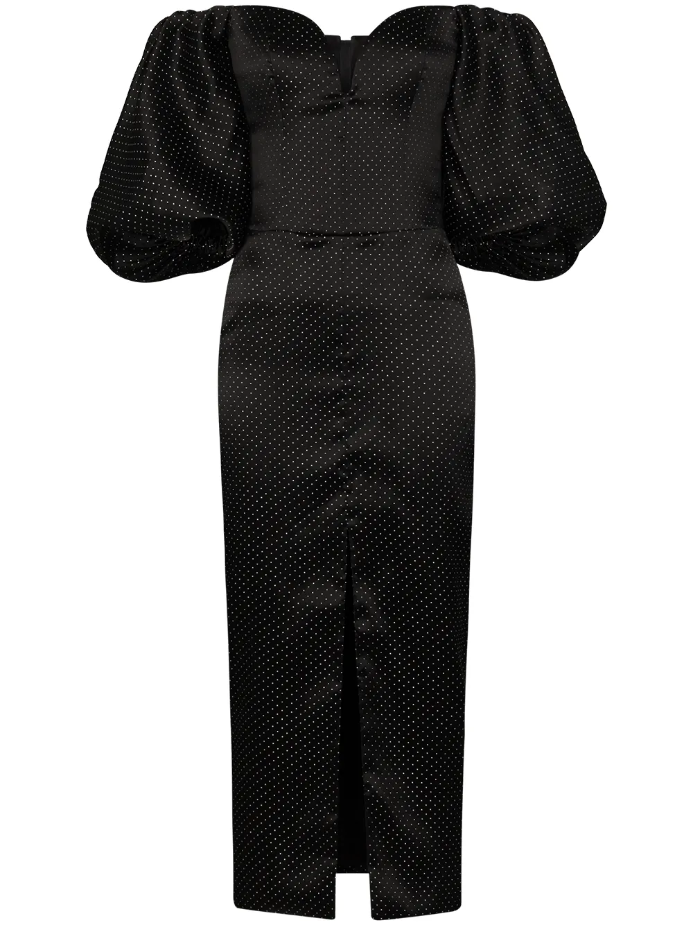 

RASARIO off-the-shoulder puff-sleeve dress - Black