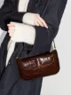 Image 2 of BY FAR Miranda croc-effect shoulder bag