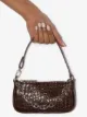 BY FAR mini Rachel croc-effect bag