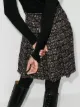 Dolce & Gabbana pleated tweed skirt