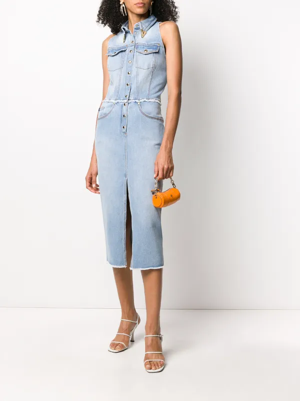 versace denim dress