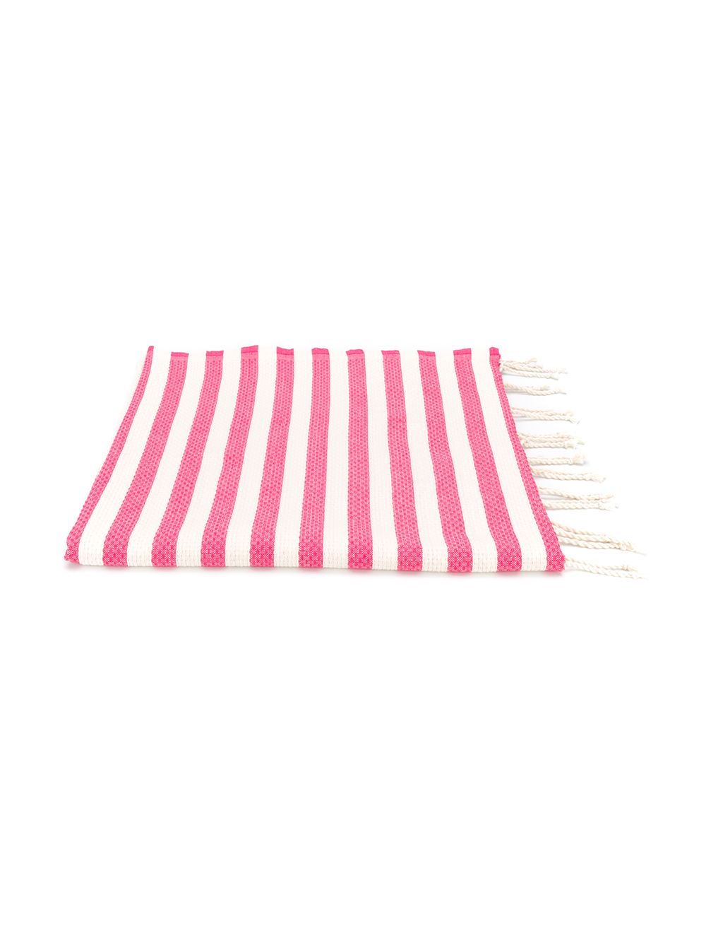 Shop Mc2 Saint Barth Striped Print Towel In Pink