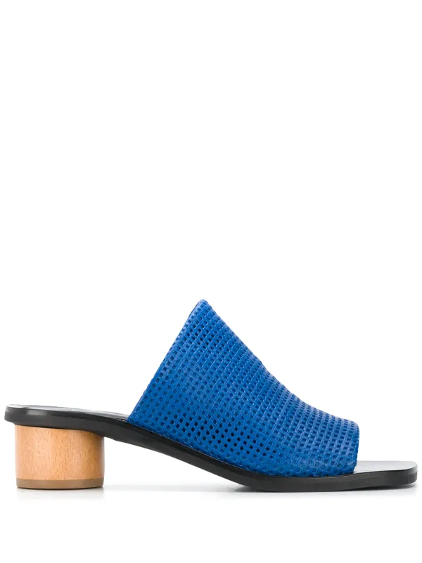 cobalt blue shoes low heel