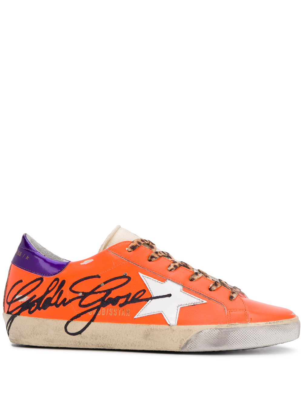 фото Golden goose superstar low-top signature sneakers