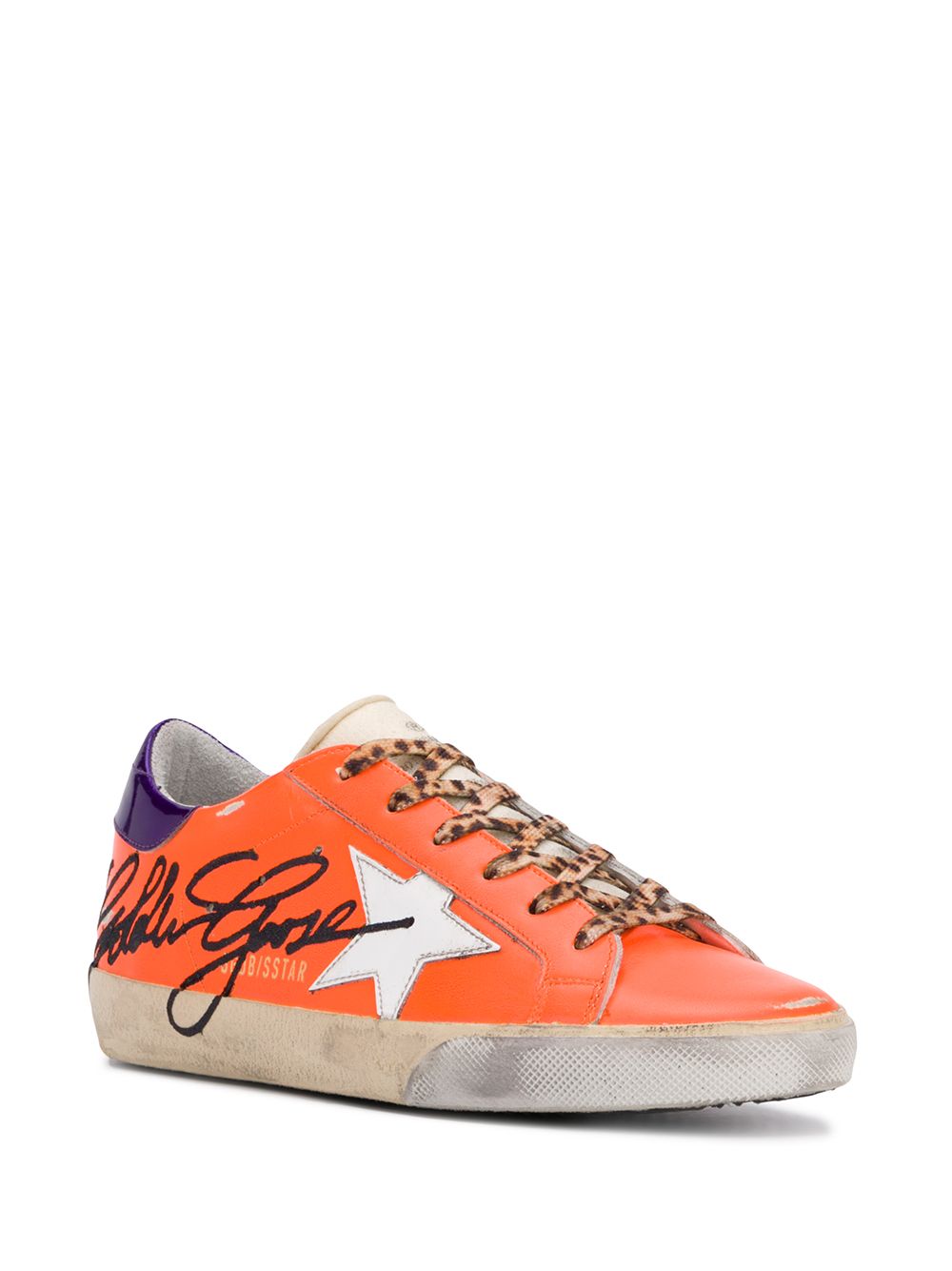 фото Golden goose superstar low-top signature sneakers