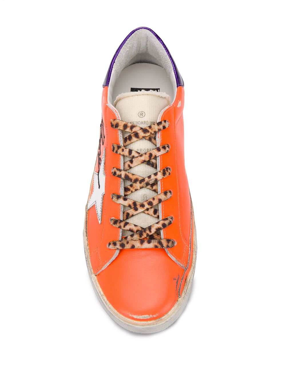 фото Golden goose superstar low-top signature sneakers