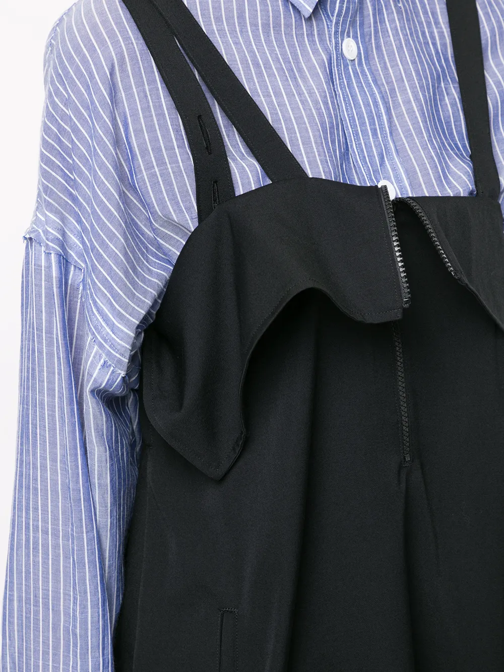 фото Yohji yamamoto платье миди с разрезом сбоку