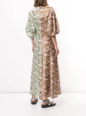 lee mathews zoe puff sleeve dress