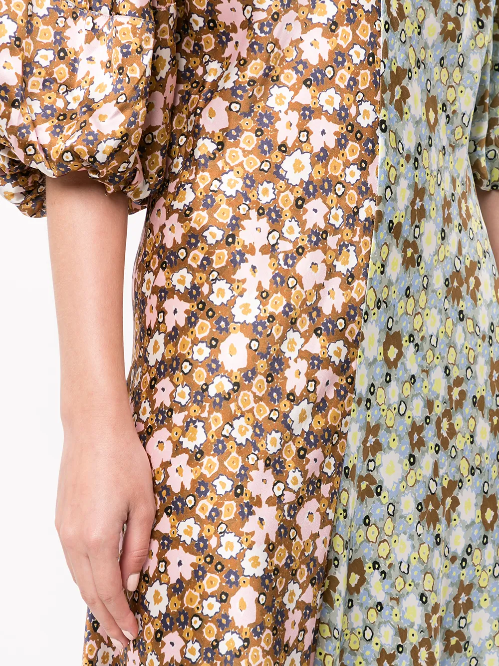 lee mathews zoe puff sleeve dress