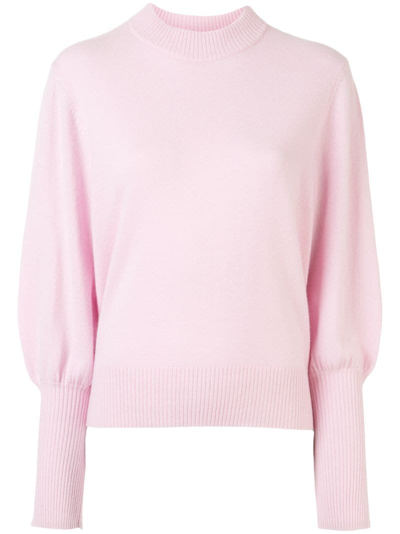 Lee Mathews Pullover Mit Ballonärmeln In Pink