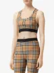 Burberry Vintage Check sports bra