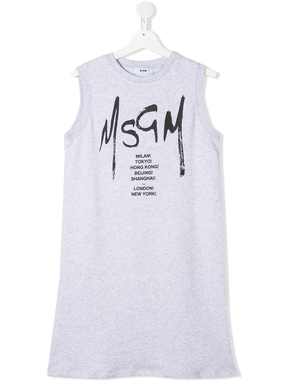 Msgm Kids платье-футболка с логотипом Msgm Kids платье-футболка с логотипом