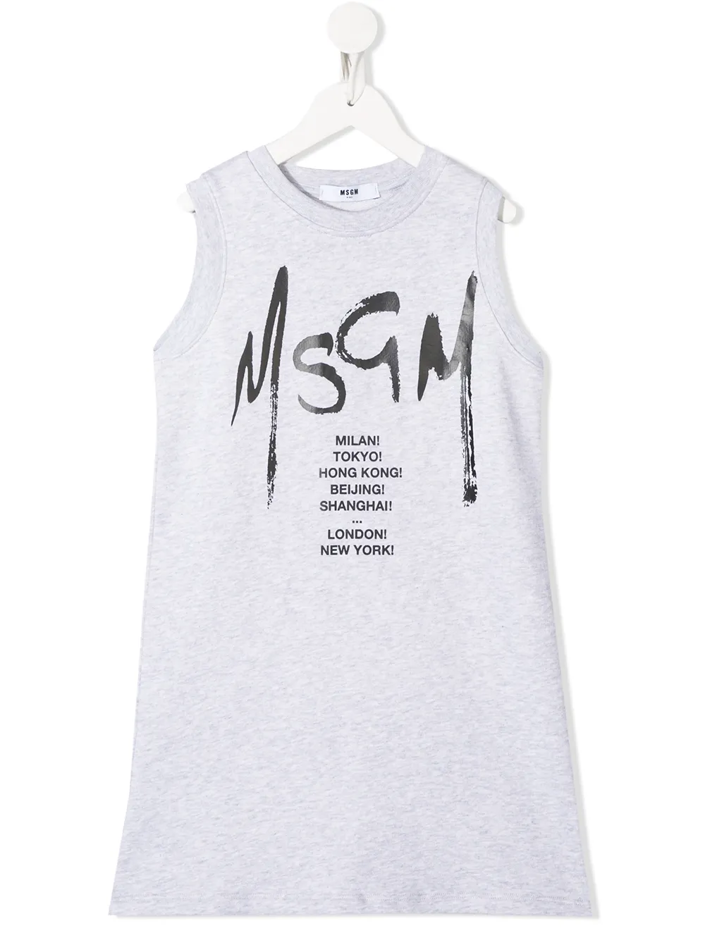 Msgm Kids платье-футболка с логотипом Msgm Kids платье-футболка с логотипом