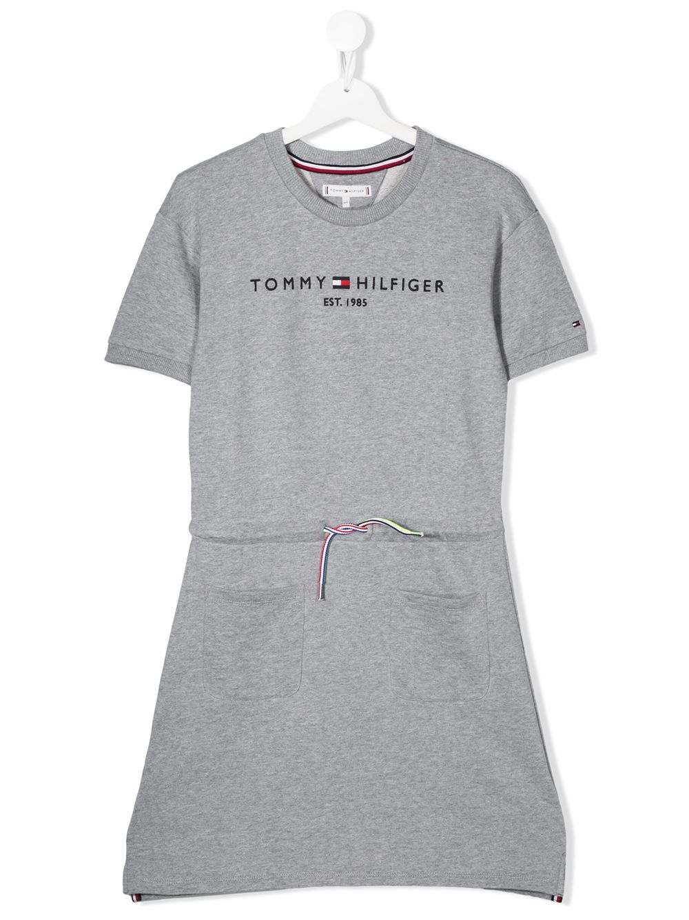 фото Tommy hilfiger junior teen logo print cotton dress