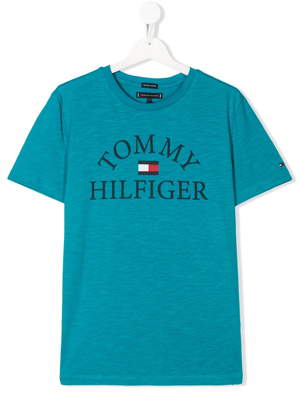 фото Tommy hilfiger junior teen logo printed t-shirt